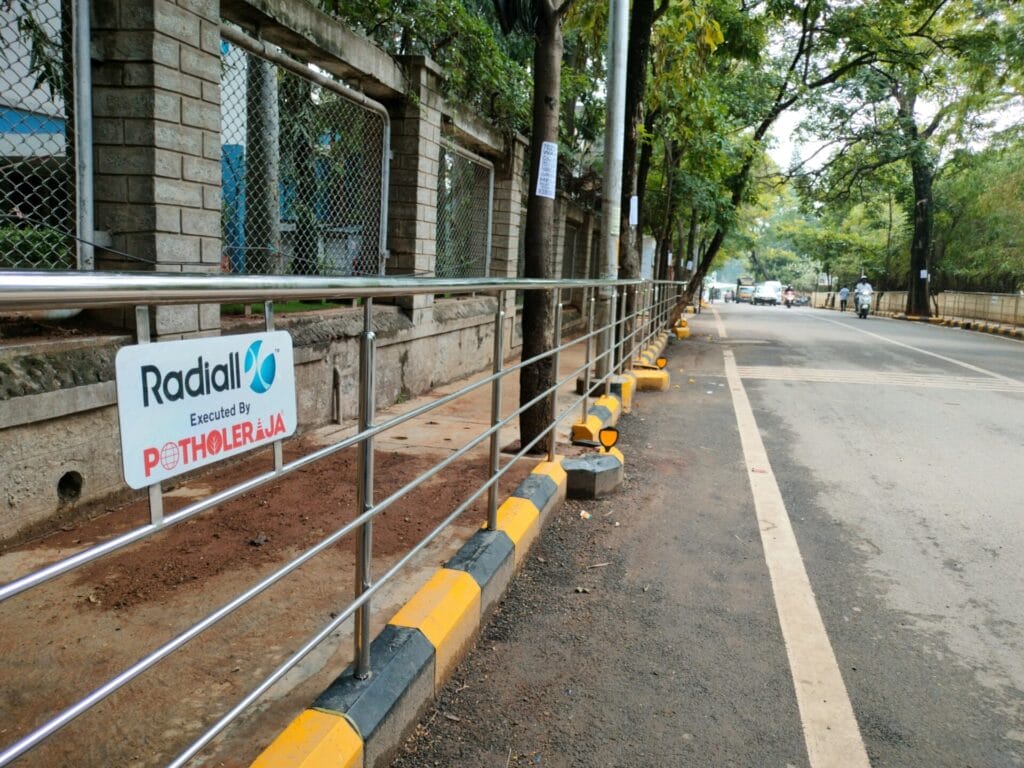 A road in Bengaluru