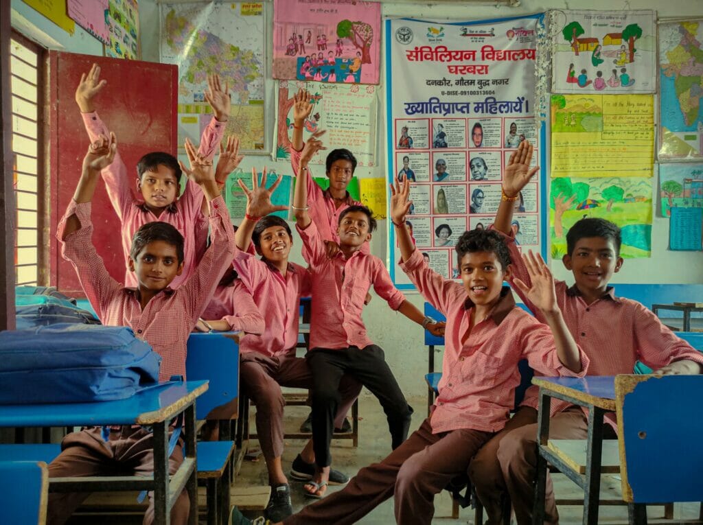 Children in a classroom
