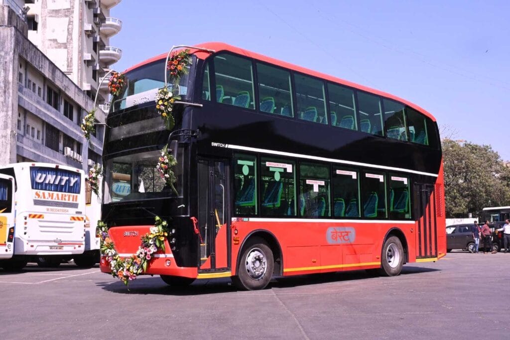 Newly launched AC double decker bus
