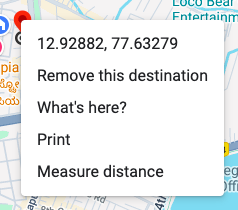 Property GPS coordinates